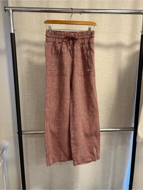 Athleta Linen Drawstring Pants